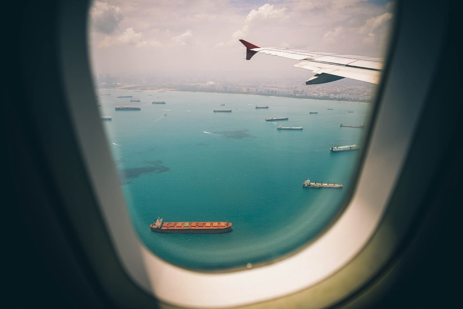 plane window